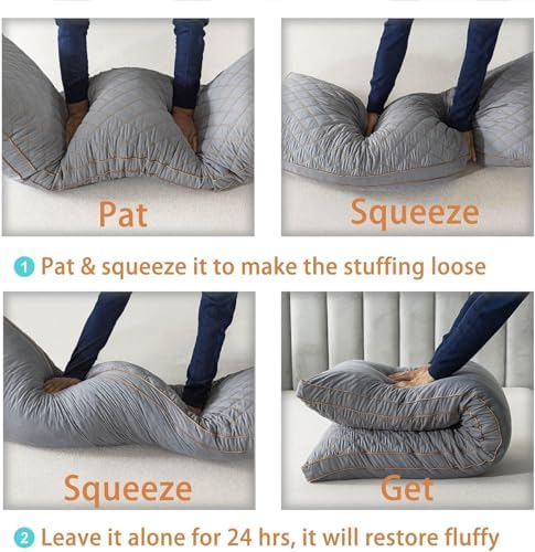 WhatsBedding Memory Foam Body Pillow - Image 6