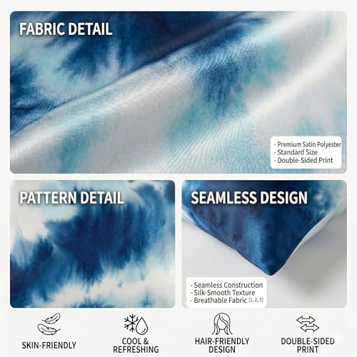 Satin Pillowcase for Hair and Skin, Softer Than Mulberry Silk Pillow Cases 2 - Image 2