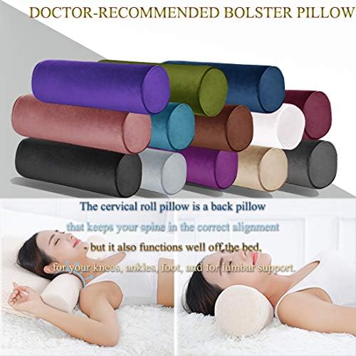 Tinbolunce Memory Foam Roll Pillow - Image 2