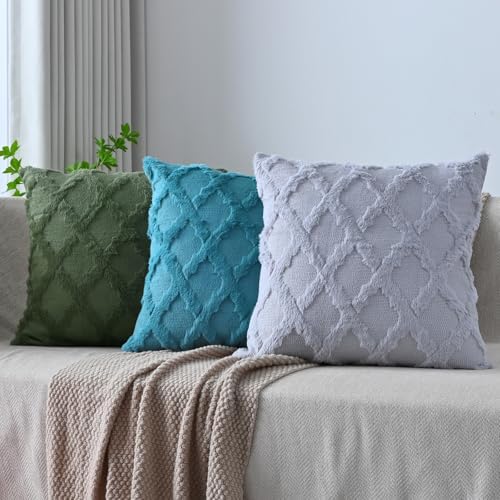 Set of 2 Soft Moroccan Throw Pillow Covers 12x20 Inch Plush Boho Decorative - Image 5