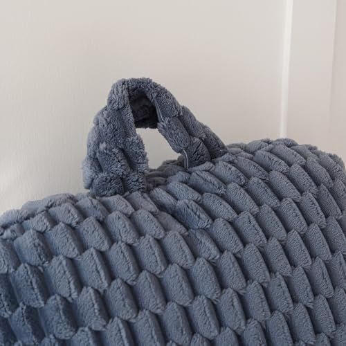 Fluffy Reading Pillow for Sitting in Bed, Large Backrest Bed Pillow - Image 7