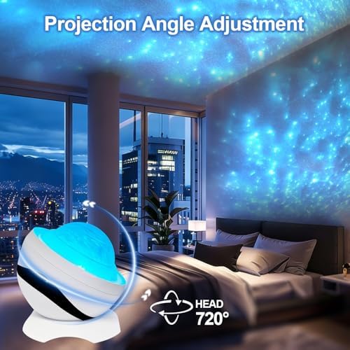3 in 1 Light Projector for Room Decor Aesthetic, Northern Lights Projector, Ocean Lamp & Galaxy Projector for Bedroom Decor, Valentine's Day Gifts for Adults Teen Girl Gifts Ambient Lighting - Image 5