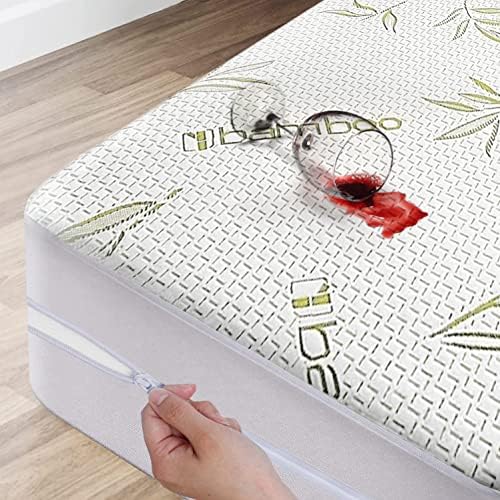 Bamboo Cooling Mattress Protector by DreamFieldLinen