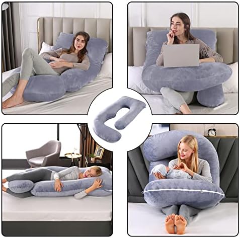 Pregnant Pillows for Sleeping, 70 Inch u Shaped Pillow Maternity Pillow - Image 6