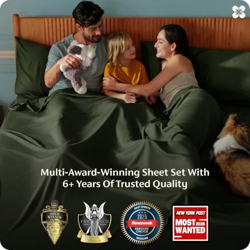 Bedsure PureWoven 100% Rayon Derived from Bamboo, Full Size Sheets - Image 3
