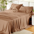 Bedsure PureWoven 100% Rayon Derived from Bamboo, King Size Sheets Set by BEDSURE