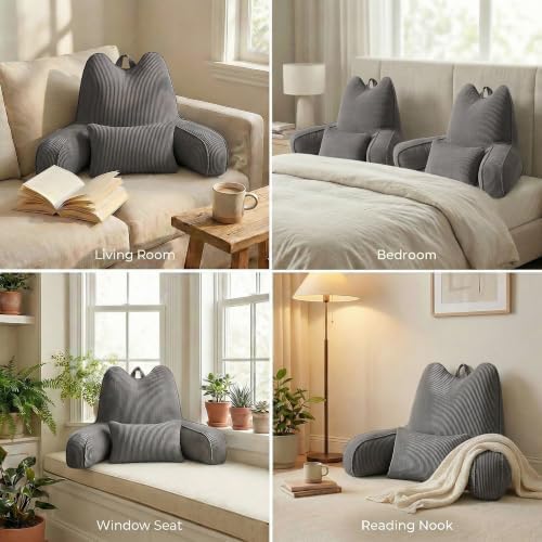 Patented Design Corduroy Reading Pillow - Image 5