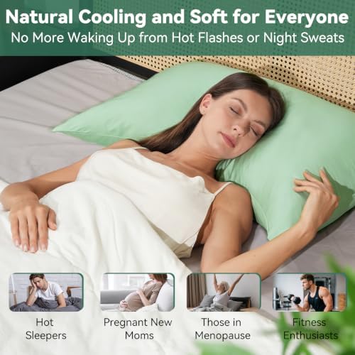 Cooling Curved Pillowcase for Side Sleeper Pillow - Image 5