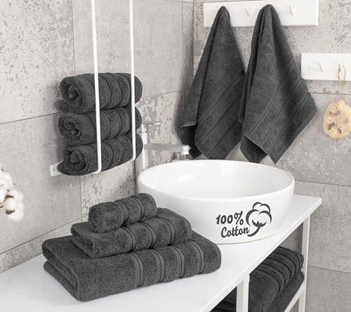 American Soft Linen 100% Cotton Luxury Turkish Towels, 6 Piece Towel Set - Image 2