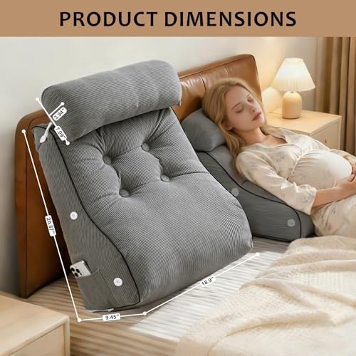 Wedge Pillow – Reading & Bed Rest Pillow - Image 5