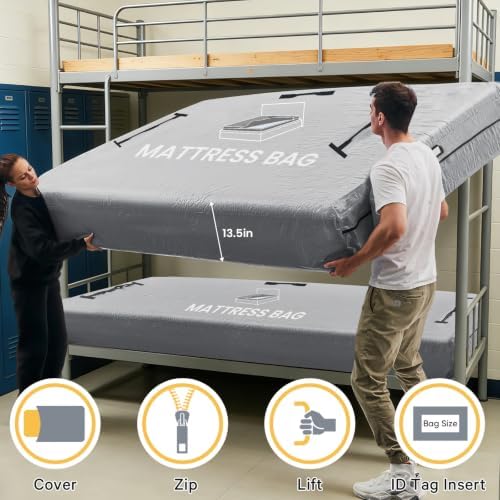 Mattress Bags for Moving and Storage, BETU Waterproof Mattress Protector Twin - Image 5