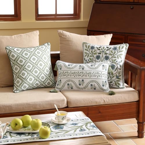 ISAENNE Designer Linen Throw Pillow Cover - Image 5