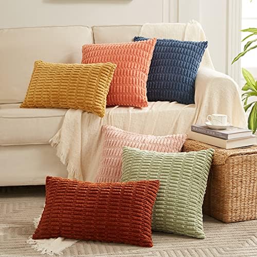 Fancy Homi 4 Packs Decorative Throw Pillow Covers - Image 7