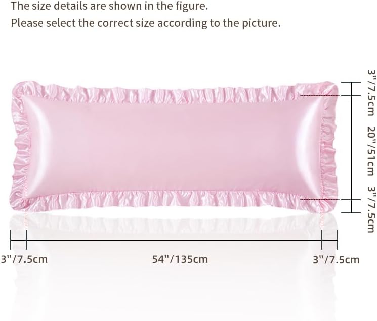 Pink Satin Pillowcases Body Pillow - Image 5