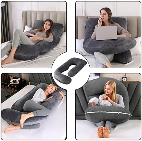 Pregnant Pillows for Sleeping, 70 Inch u Shaped Pillow Maternity Pillow - Image 6