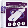 Waterproof Zippered Mattress Protector Full Pack of 2 by UTOPIABEDDING