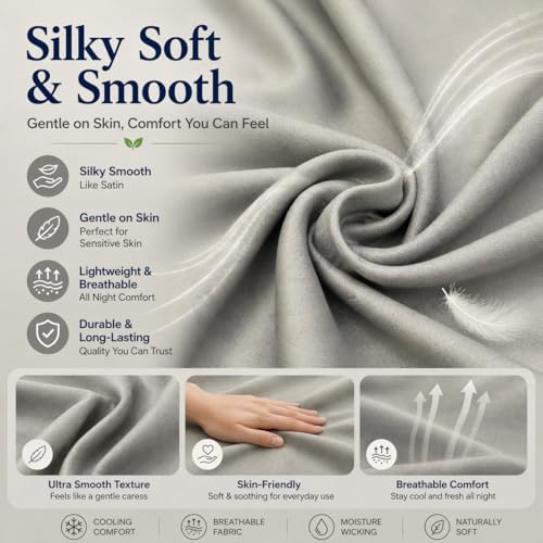evoLive 100% Rayon Derived from Bamboo Cooling Breathable Body Pillow - Image 4