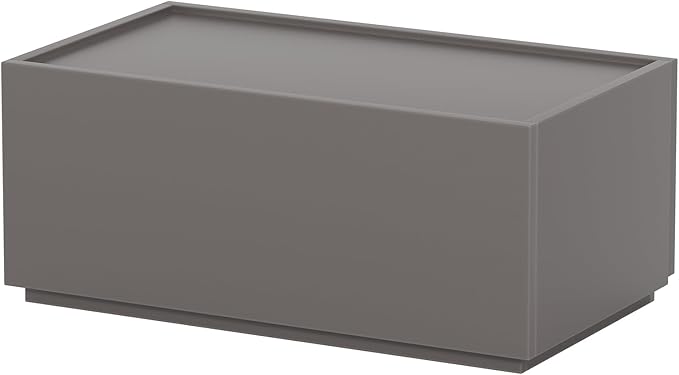 Stackable Storage Drawers, Wooden Drawer Storage Organizer, Modern Nightstands with Wooden Drawers, Small Storage Cabinet, Modular Design, Available in 2 Sizes for Versatile Use Grey Large
