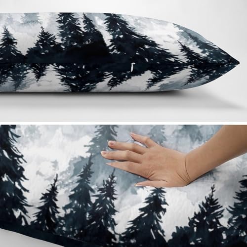 Watercolor Mountain Body Pillow Cover Pillowcase - Image 5