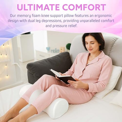Premium Memory Foam Knee Pillow - Image 2