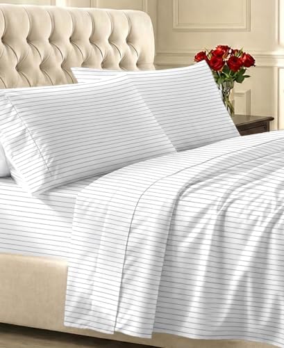 California Design Den 100% Cotton Sateen Twin XL Size Bed Sheet Set by CaliforniaDesignDen