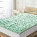 Mellow 1.5 Inch 5-Zone Memory Foam Mattress Topper, Calming Aloe Infusion by MELLOW