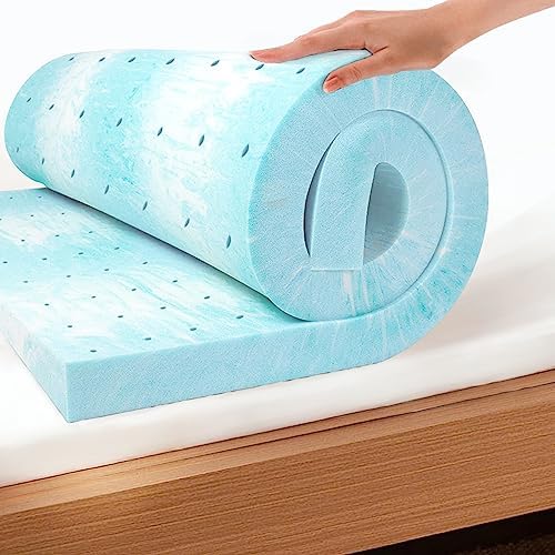 EGO 2 Inch Twin Mattress Topper Gel Memory Foam by MLILY