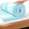 EGO 3 Inch King Mattress Topper Gel Memory Foam by MLILY
