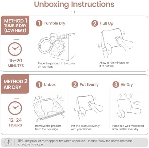 Reading Pillow for Bed Sitting Up, Adults and Teens Backrest - Image 7