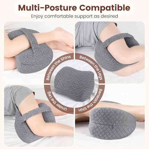 Memory Foam Knee Pillow for Side Sleepers - Image 6