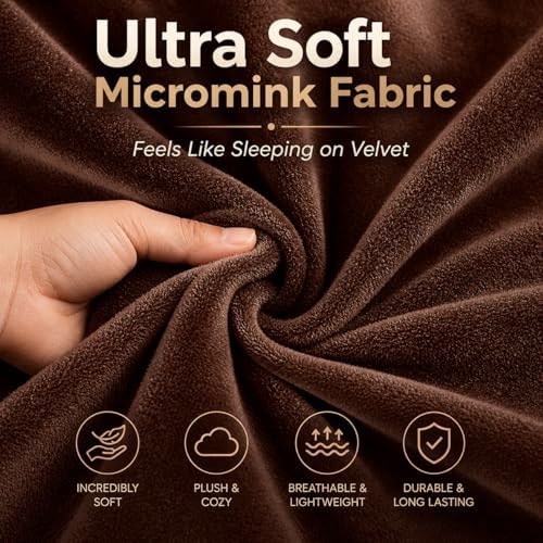 EVOLIVE Micromink Euro Sham Cover 26"x26", Hidden Zipper, 1 Pack - Image 4