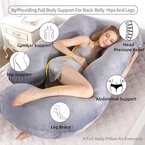 60 Inch Full Body Pregnancy Pillows - Image 2