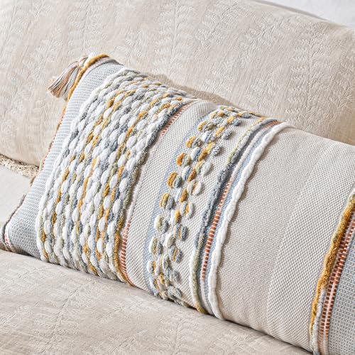 AmHoo Chenille Striped Textured Boho Throw Pillow Covers Aesthetic - Image 4