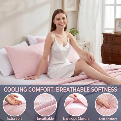 Swift Home Cooling Pillow Cases King Size Set of 2 - Image 3