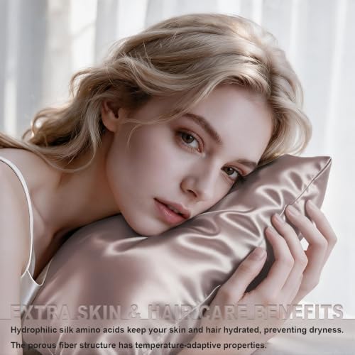 LYSHIN Silk Pillow Cases Standard Size - Image 3