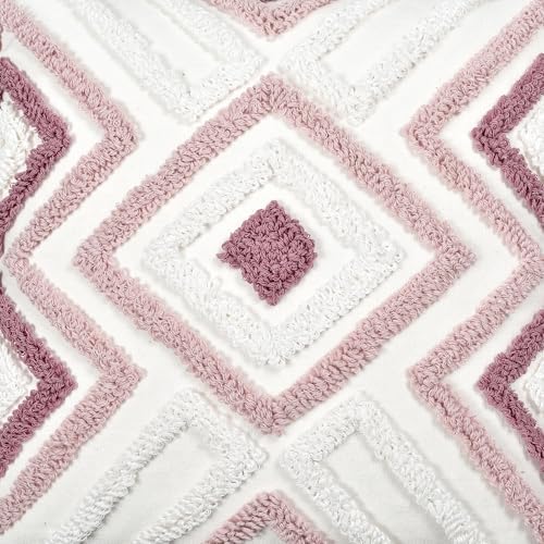 Boho Pillow Covers 18X18 Inch Boho Tufted Throw Pillow Covers Decorative - Image 4