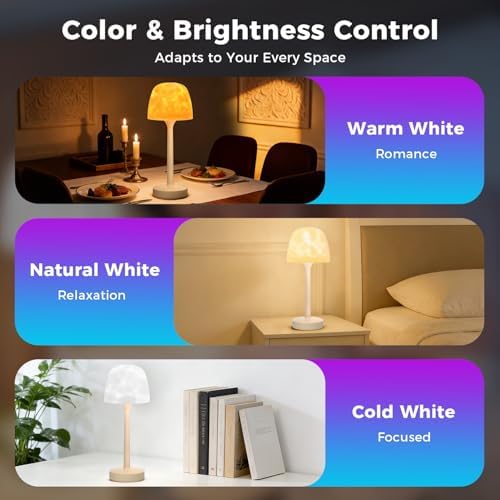 Waterproof Shower Lamp Rechargeable LED Ocean Projector Outdoor Table Lamps - Image 6