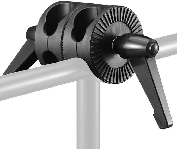 Dual Head Grip Swivel Clamp Head Holder Bracket Compatible for Photography Studio flash Reflector Boom