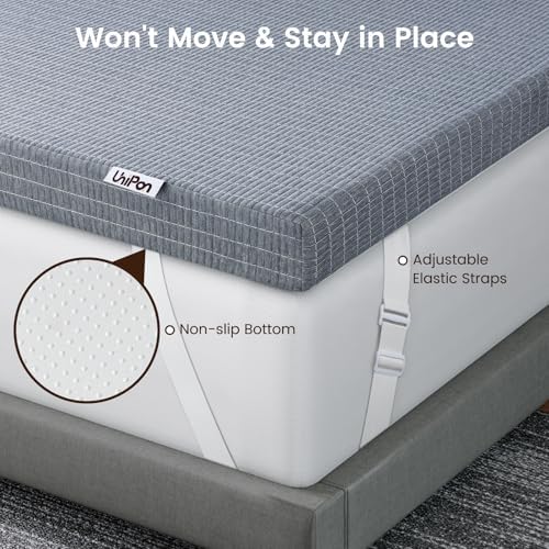 Firm Mattress Topper King 3 Inch, Frim Memory Foam Bed Topper - Image 2