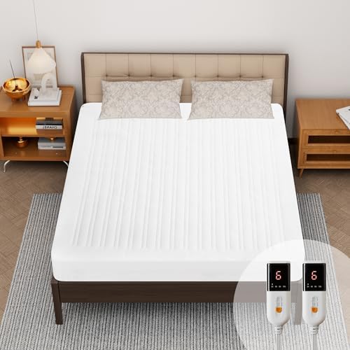 Texciting Heated Mattress Pad King Size, Bed Warmer by TEXCITING
