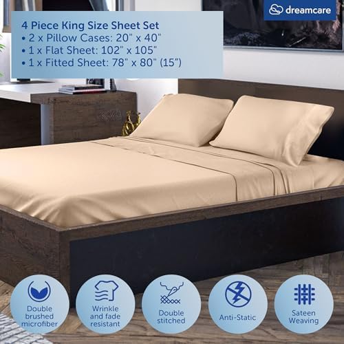 DREAMCARE King Size Sheets Set - Image 3