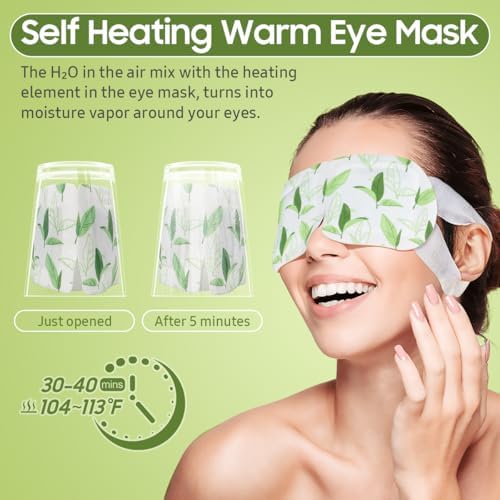BeHoomi 30Packs Steam Eye Mask, Heated Eye Mask - Image 5