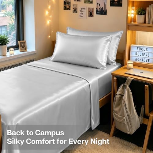 MR&HM Satin Pillowcase 2 Pack, Standard Size 20"x26" - Image 5