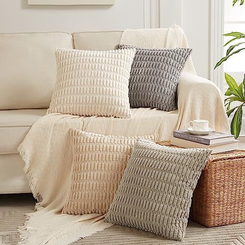 Fancy Homi 4 Packs Decorative Throw Pillow Covers - Image 7