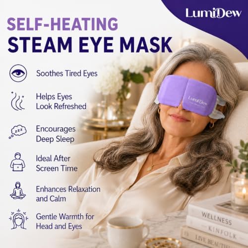 Steam Eye Mask, Self Heating Heated Eye Mask - Image 2