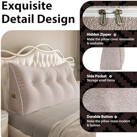 10 lbs Thickened Wedge Pillow Headboard Body Positioner Bed Wedge Pillow - Image 5