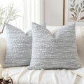 Artscope Throw Pillow Cover 18x18 Inch Set of 2 Super Thick Pillow Cover by Artscope