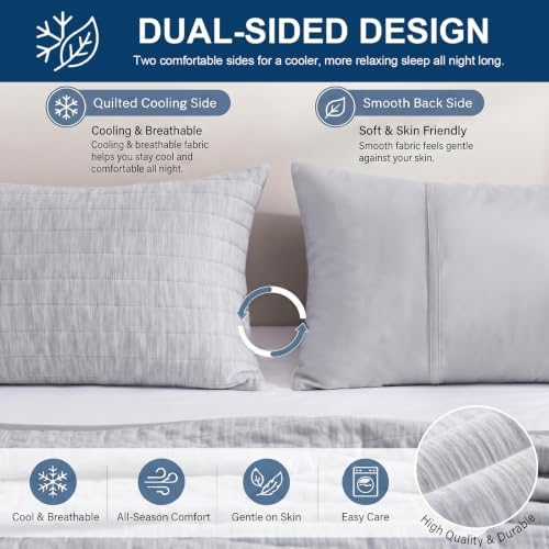 Swift Home Cooling Pillow Cases King Size Set of 2 - Image 5
