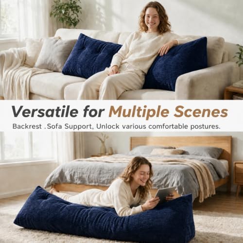 Headboard Pillow King, Wedge Pillow Headboard - Image 6