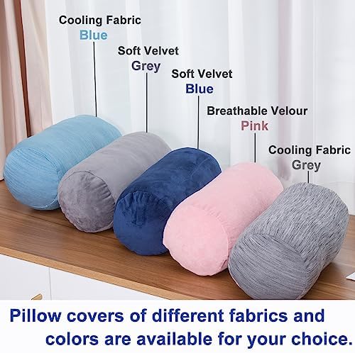 1 MIDDLE ONE Round Cylinder Bolster Pillow - Image 5